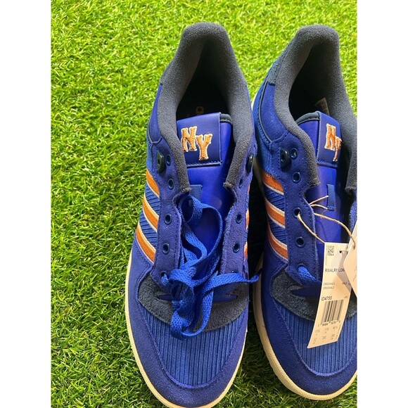 New Adidas New York Rivalry Low 86 (ID4755) "Blod Blue" Athletic Shoes Size 12 - Picture 3 of 8